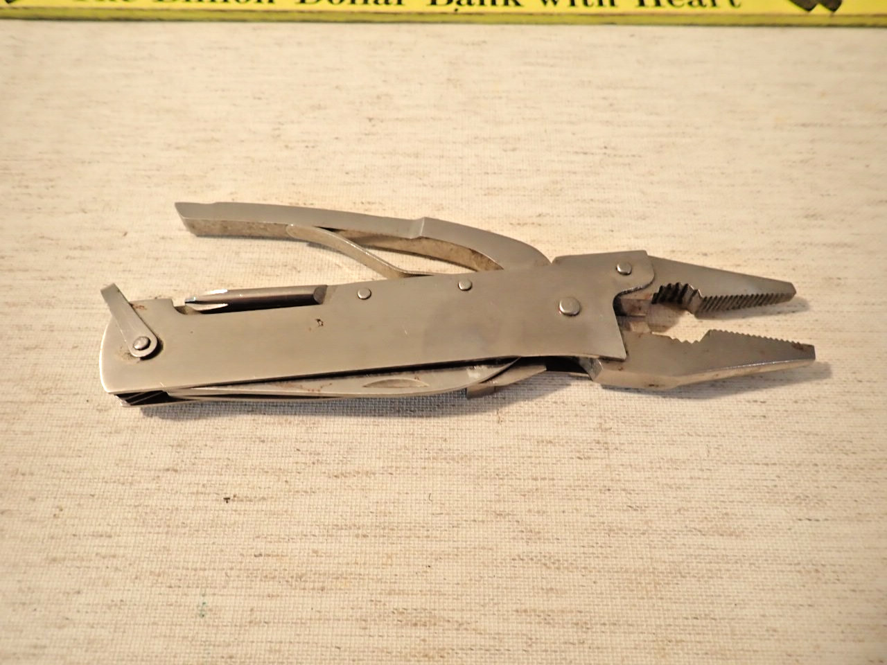 Vintage Multipurpose Stainless 6" Utility Knife, Tools and Plier