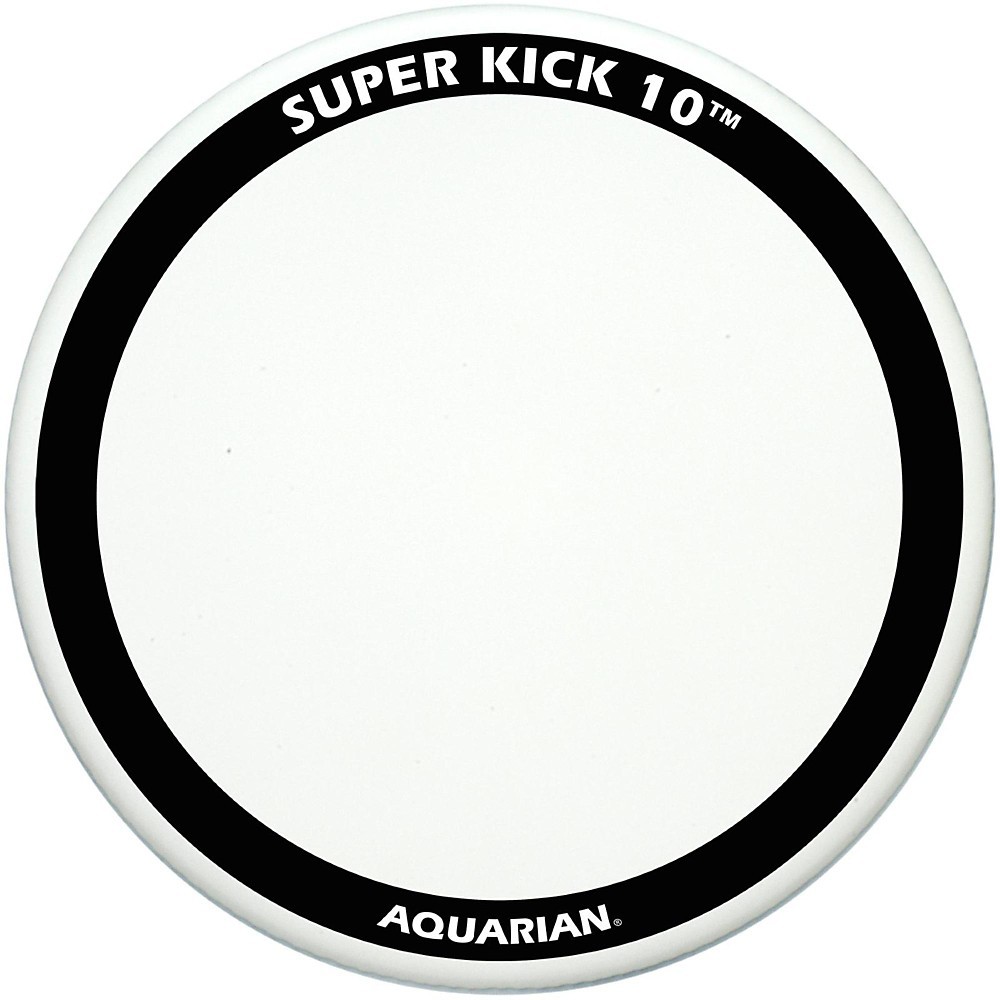 Aquarian Super Kick 10 Bass Drumhead - White Coated 20 in.