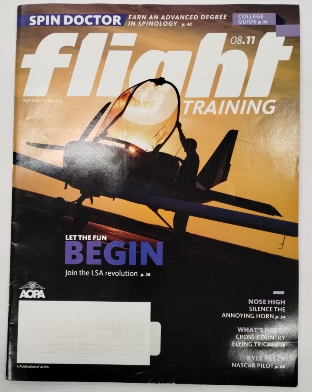Flight Training Magazine August 2011/Volume 23/Number 8-Original