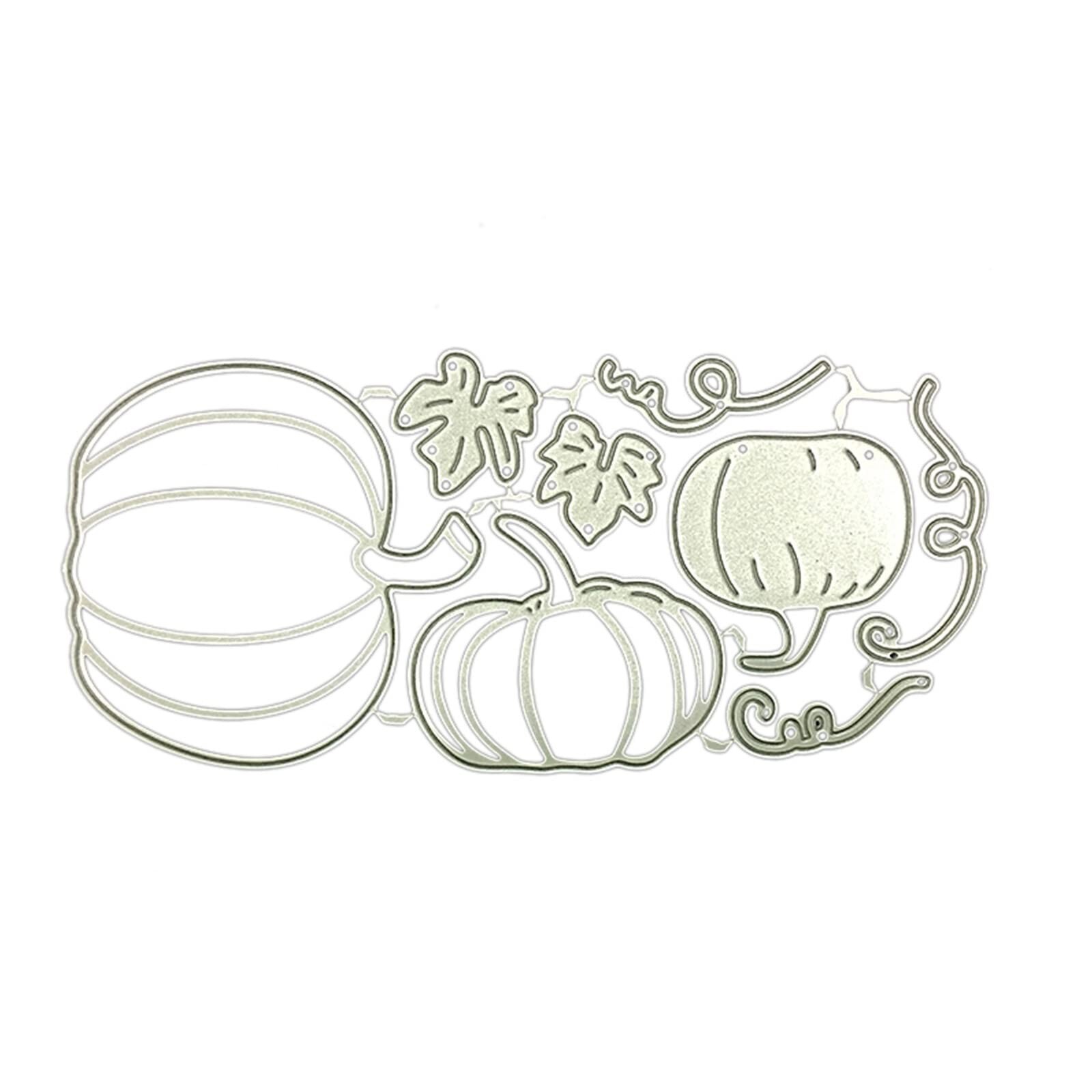 appuivbt Pumpkins Embossing Die Cuts Cutting Dies Stencils Template for DIY S...