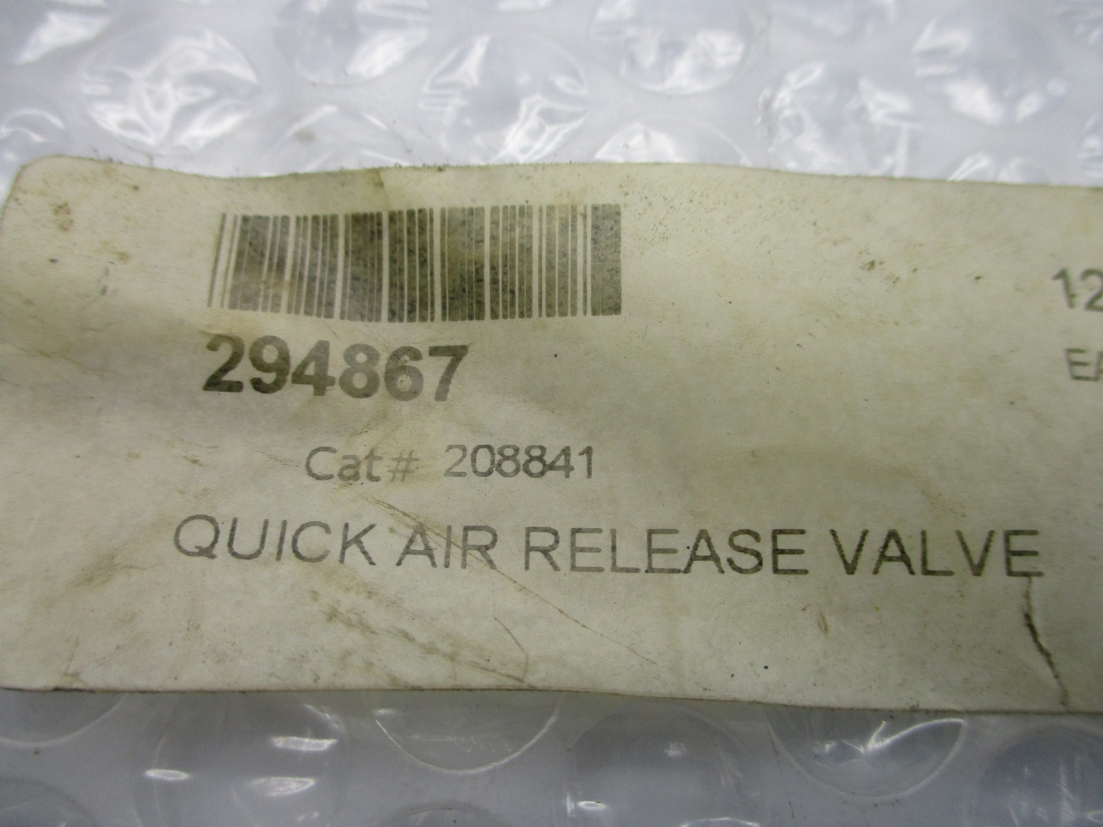 JOYNER 208841 294867 VALVE NSNP