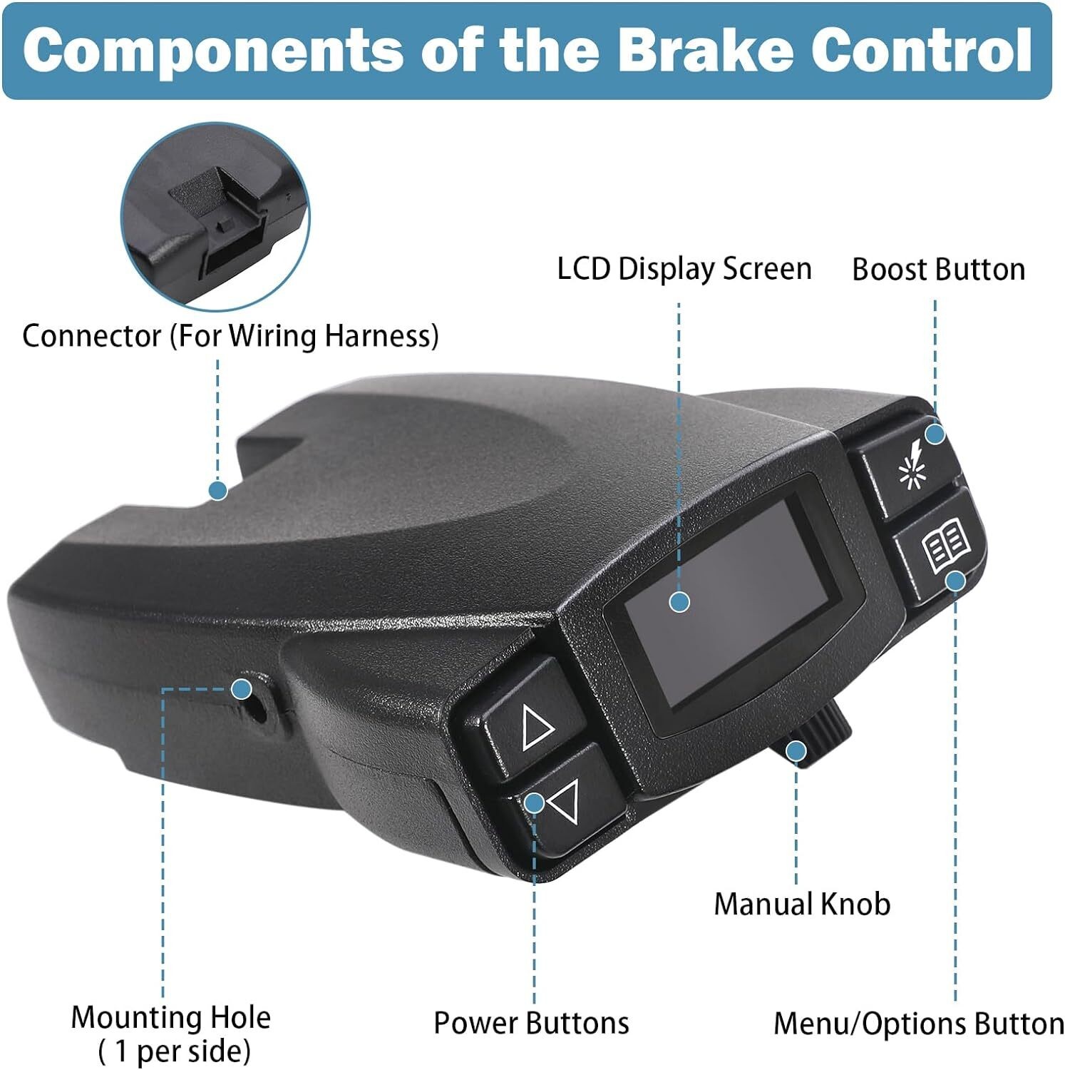 Replacement For Tekonsha P3 For Prodigy 90195 Electric Trailer Brake Controller