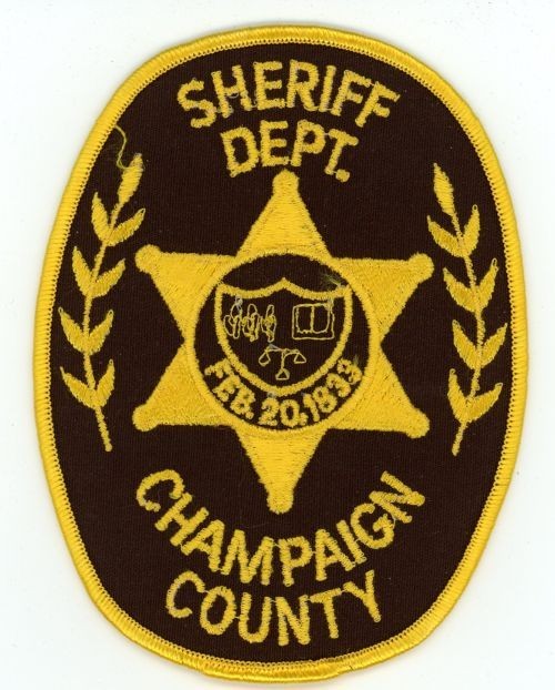 ILLINOIS IL CHAMPAIGN COUNTY SHERIFF NICE SHOULDER PATCH POLICE