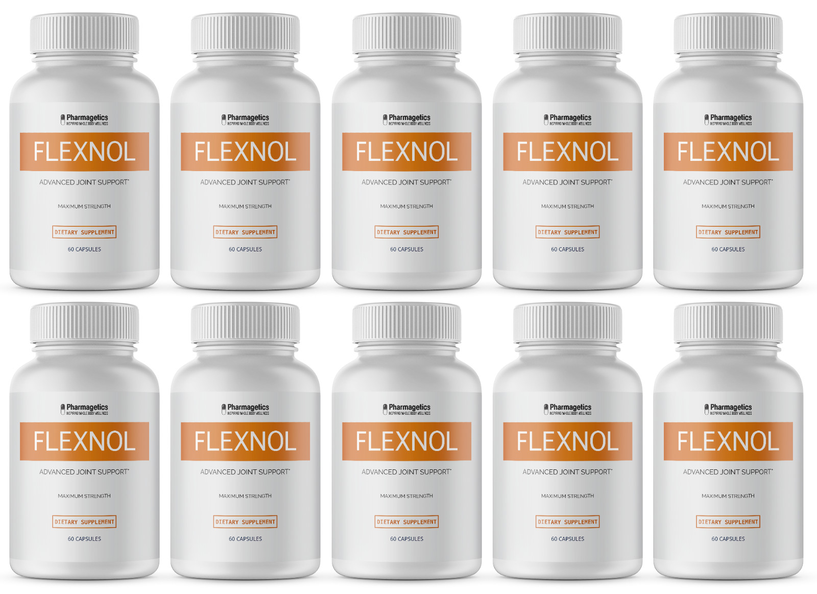 Flexnol Advanced Joint Support 10 Bottles 600 Capsules