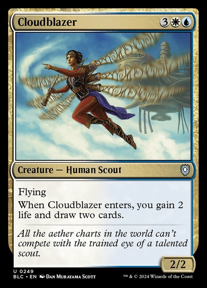 (x4) Cloudblazer 0249 Playset Uncommon Bloomburrow Commander MTG NM