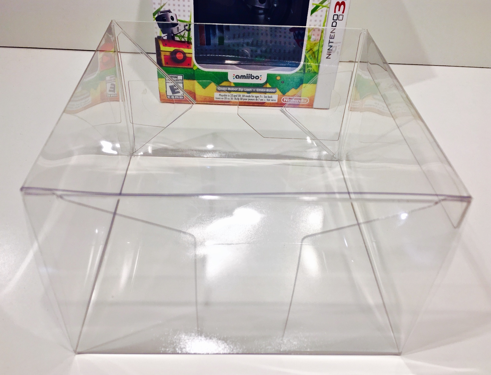 1 Box Protector for CHIBI-ROBO / POOCHY & YOSHI   Nintendo 3DS  NTSC  Clear Case