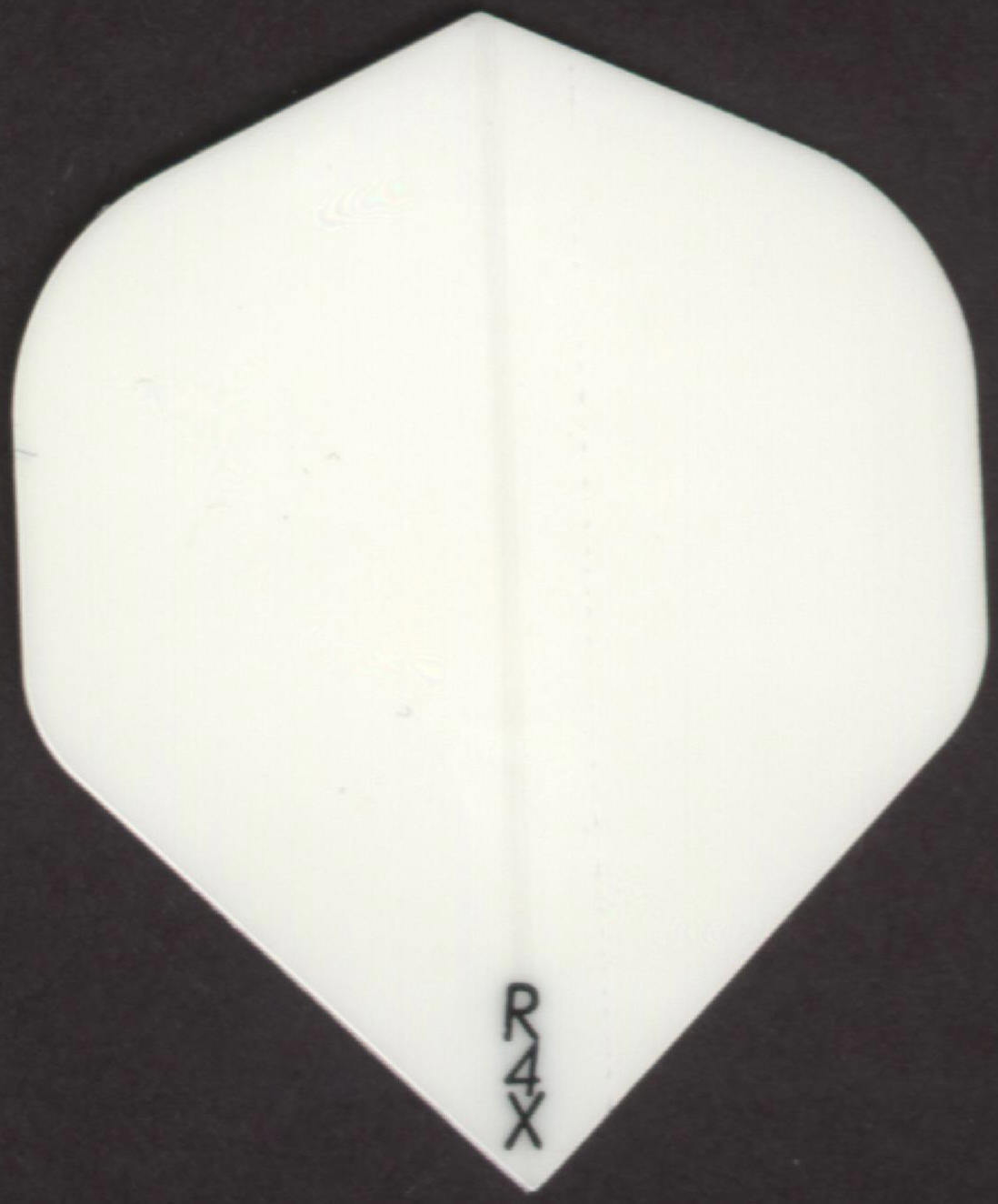 All White RUTHLESS R4X Dart Flights: 3 per set