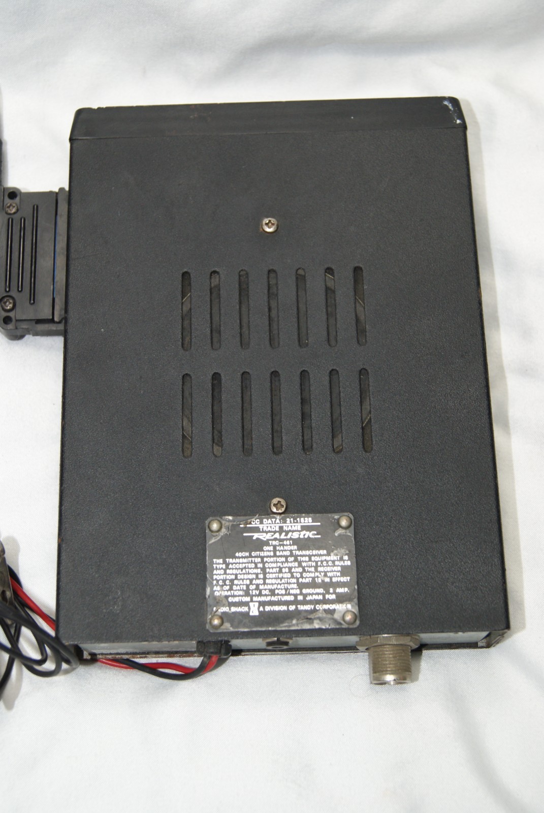 realistic one hander cb radio transceiver system trc-461 tested