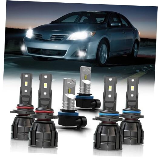 Off-road Use Fog Bulbs, Fit for 2009-2013 Corolla 9005+9006+fog h11 combo