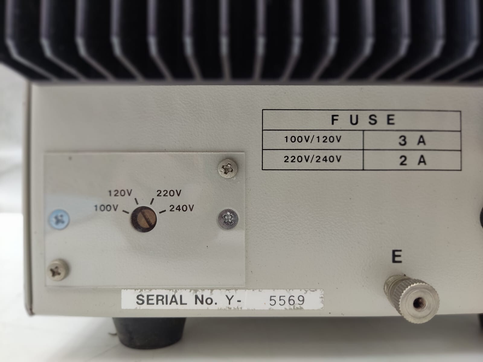 NIKON MICROSCOPE HBO 100W POWER SUPPLY