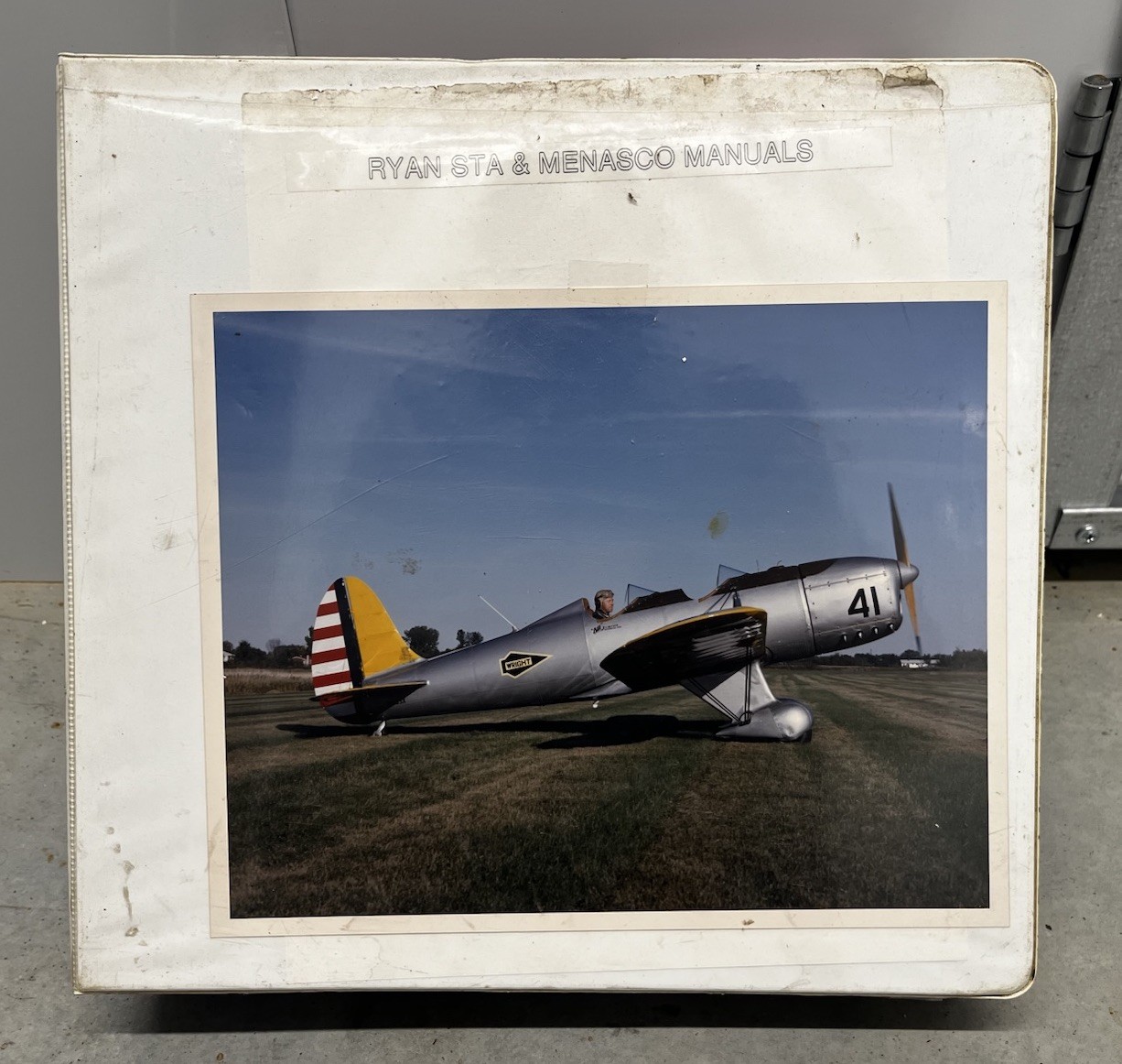 Collection of Ryan STA Service Manuals & Menasco Aircraft Manuals Older Copy