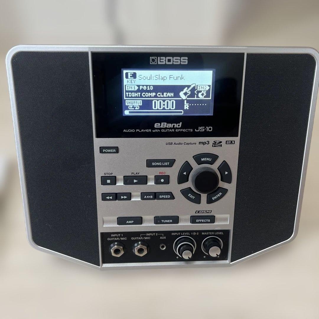 Guitar Effects Processor Audio Player Recorder Used Tested BOSS JS-10