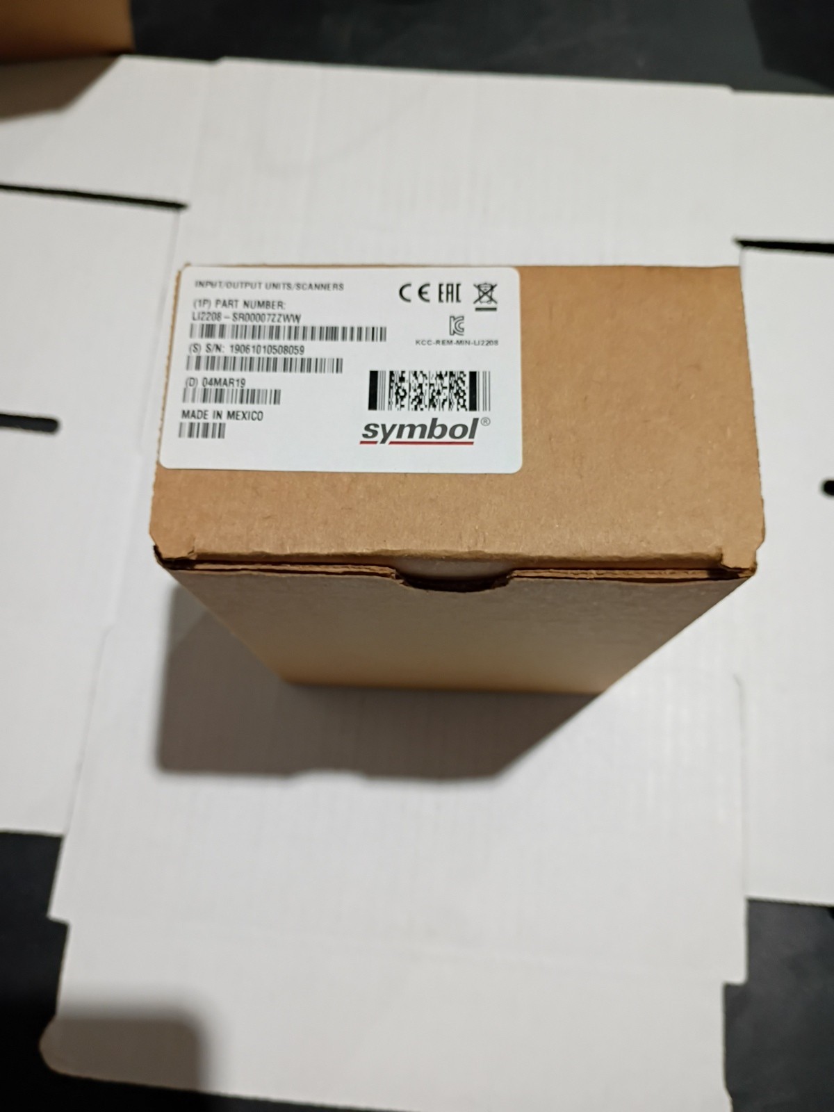 Symbol Barcode Scanner Ll2208-SR00007ZZWW A85