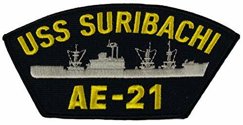 USS SURIBACHI AE-21 Ship Patch - Great Color - Veteran Owned Business