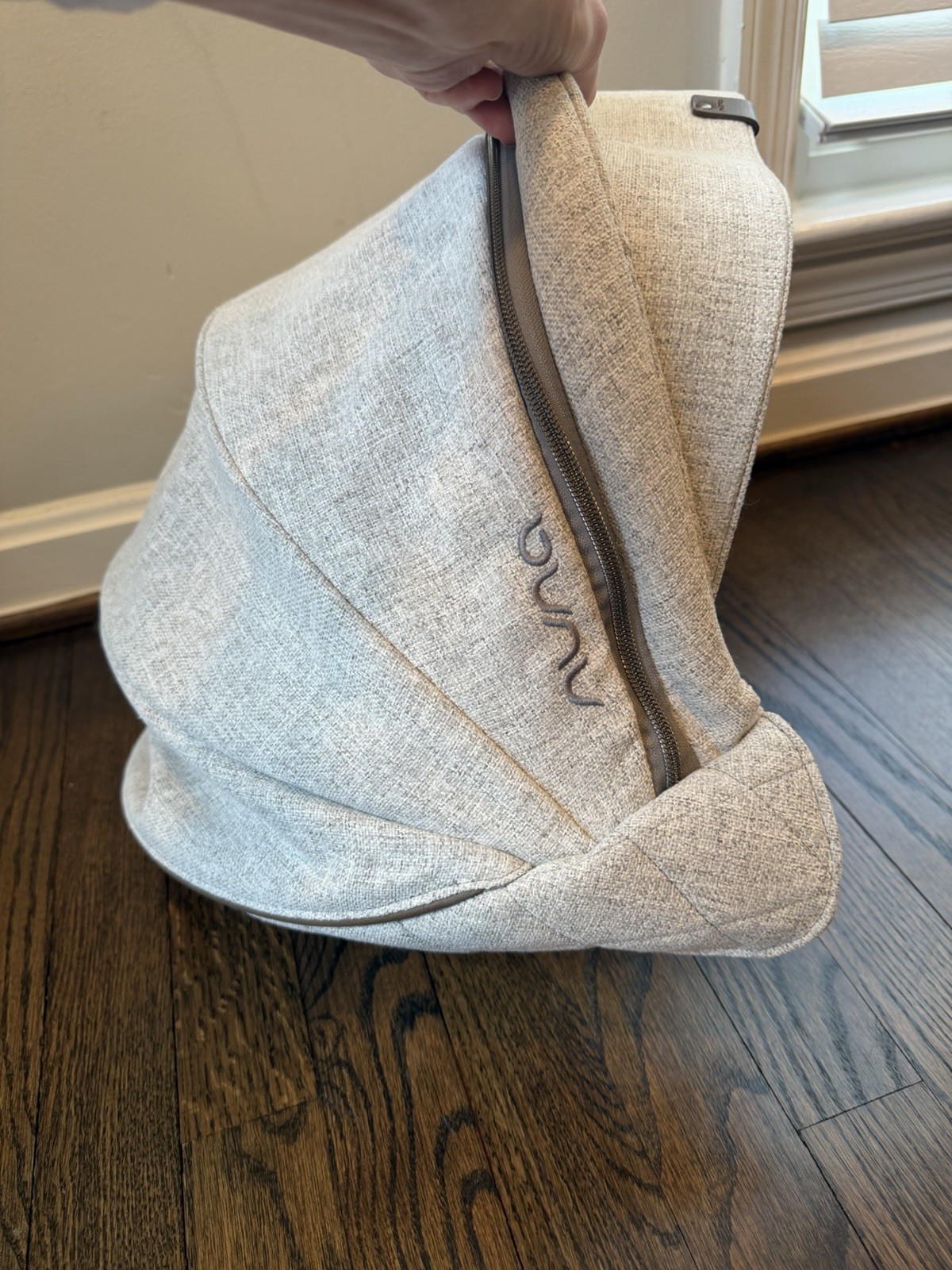 Nuna Urban Infant Baby Car Seat Canopy Replacement Grey NEW