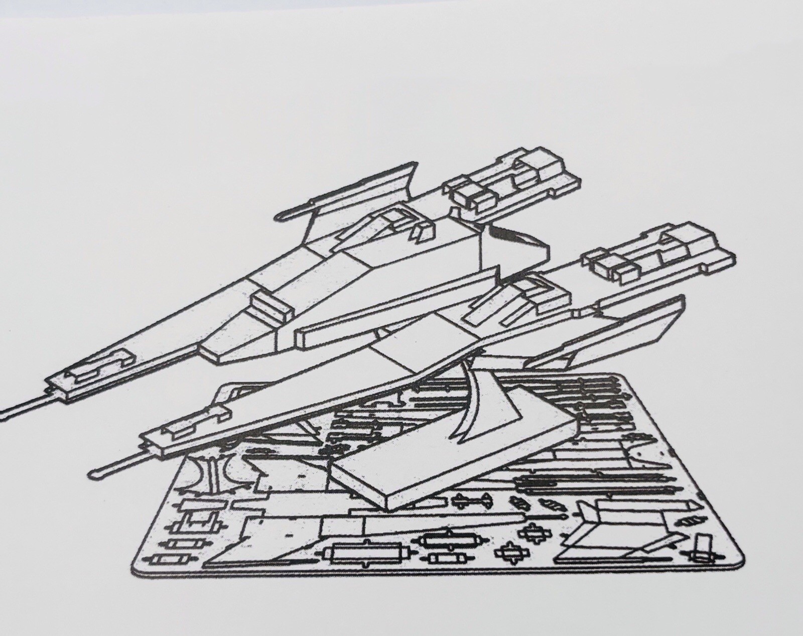 3D Metal Puzzle Model- Space Silver Stainless Steel E2-082