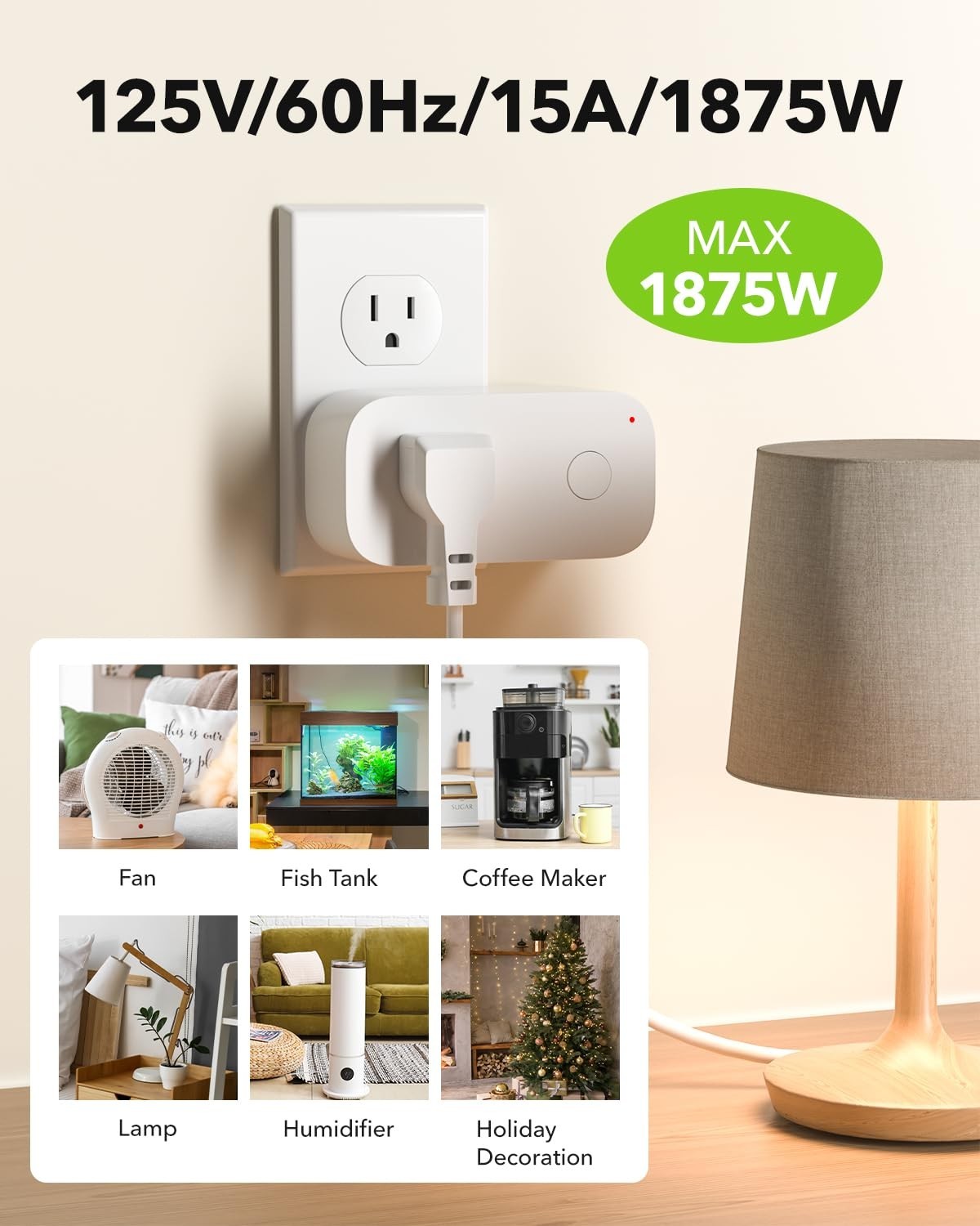 Pre-Programmed Wireless Remote Outlet - Portable Magic with 100ft Control Range
