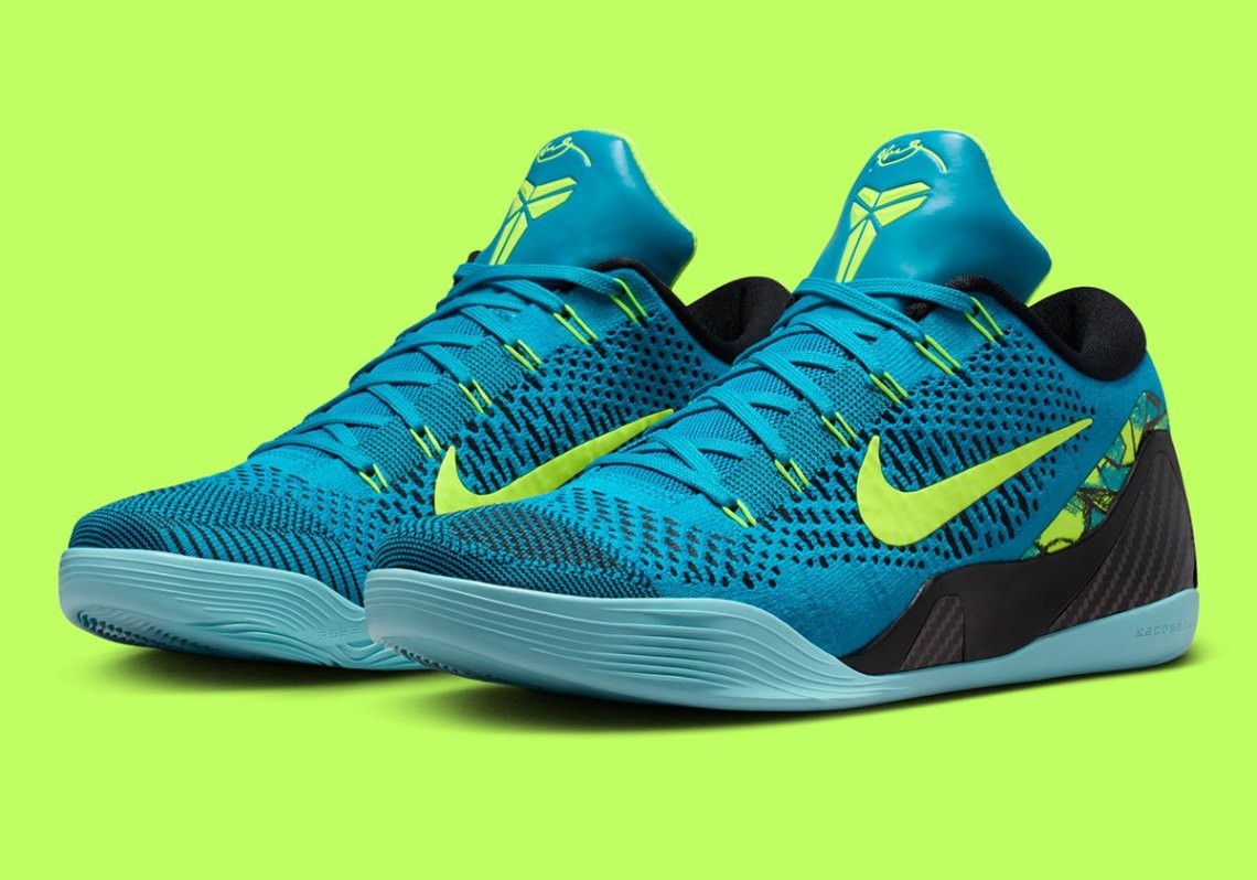 Nike Kobe IX 9 Elite Low Protro Perspective Neo Turquoise IO3673-400 sz 10.5 Men