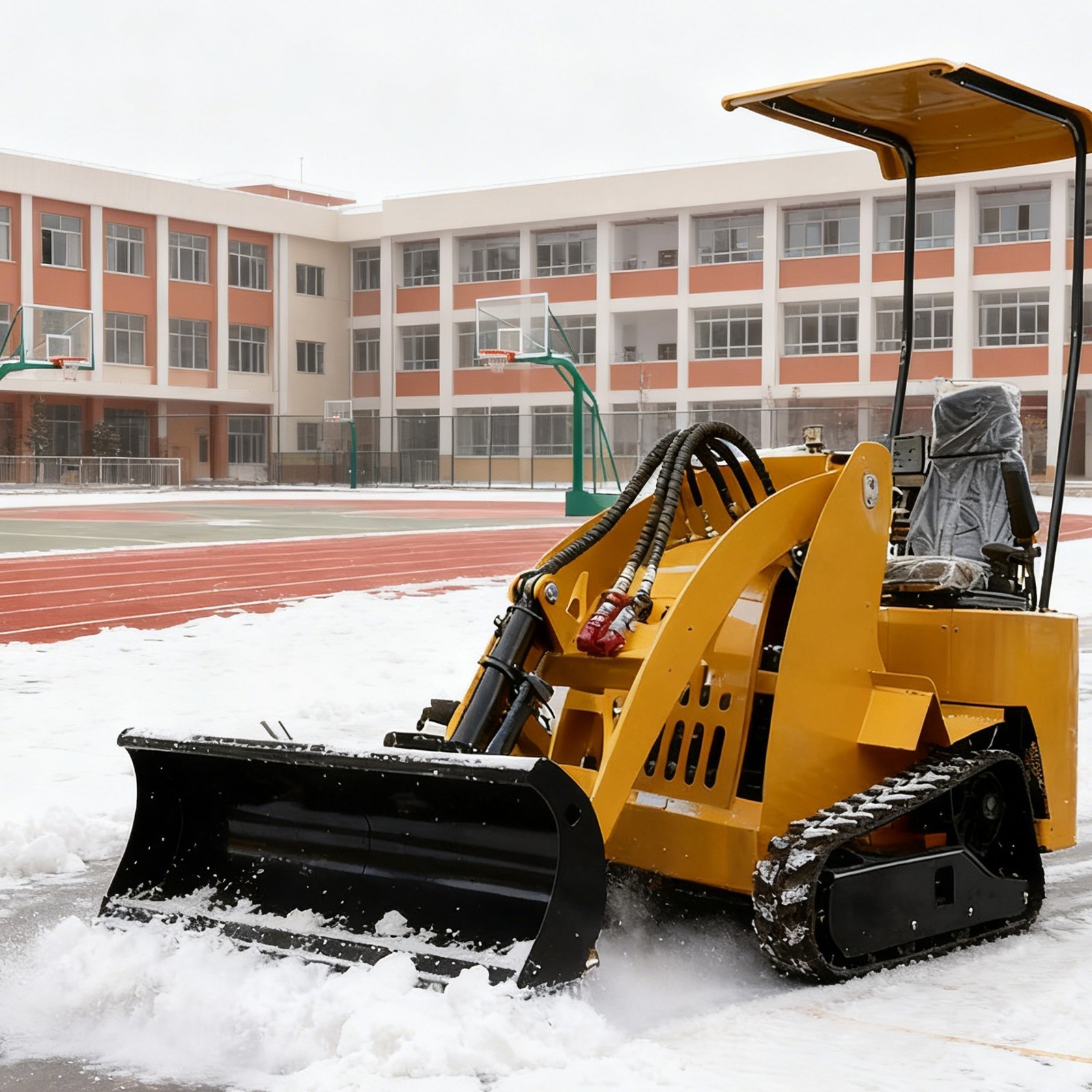 Skid SteerSnow Blade,Pusher SnowPlow Quick Attach - FREESHIPPING