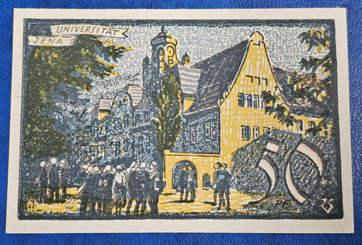 JENA NOTGELD 50 PFENNIG 1921 EMERGENCY MONEY GERMANY BANKNOTE [🇩🇪35520]