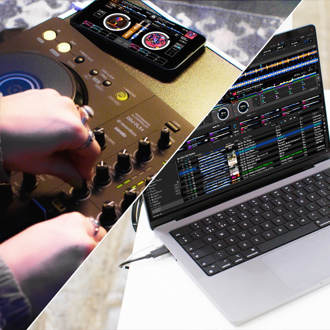 DDJ-FLX4: 2-deck Digital Controller for rekordbox dj Software & Serato Lite