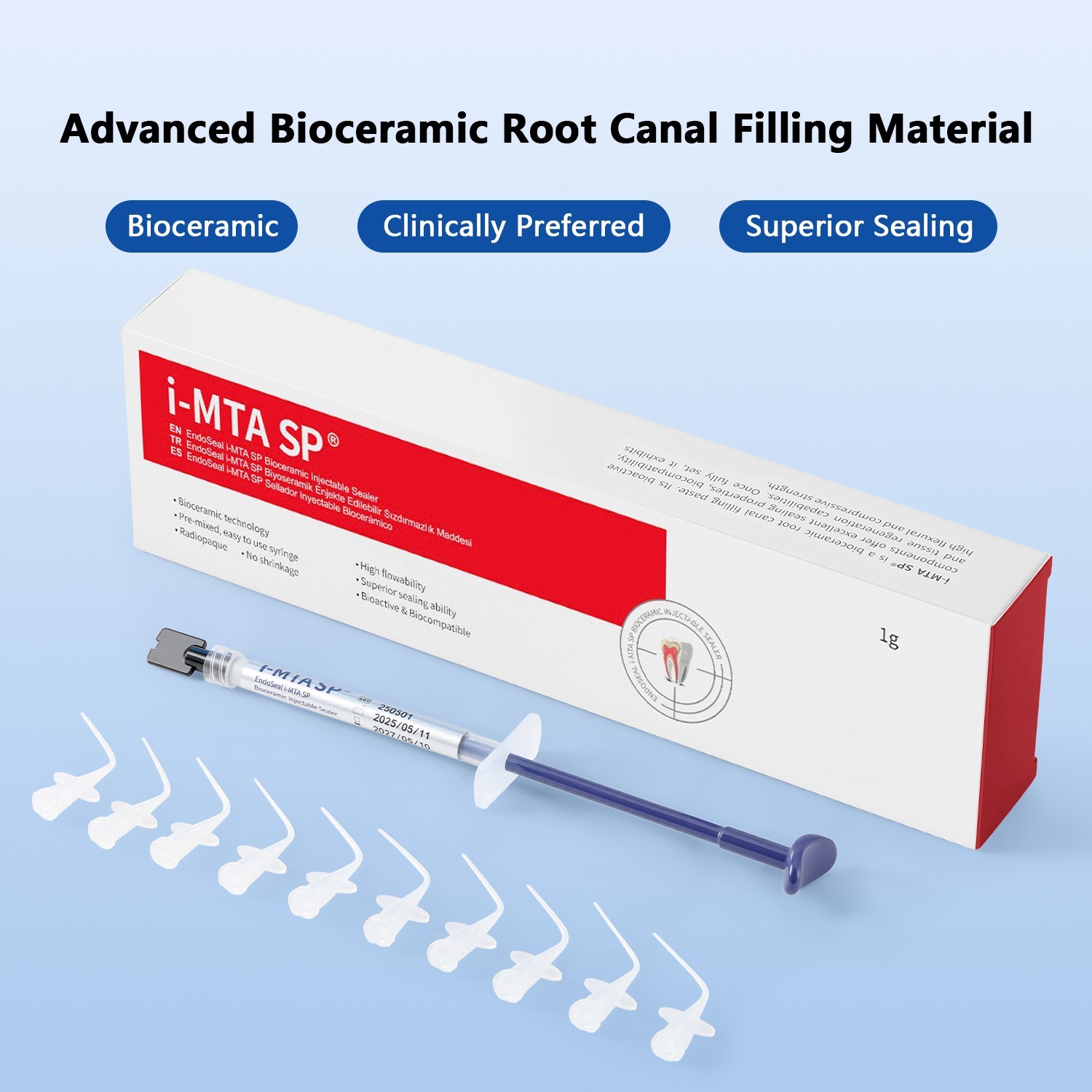 Dental i-MTA SP Endodontic Root Canal Repair Filling Material Bioceramic Sealer