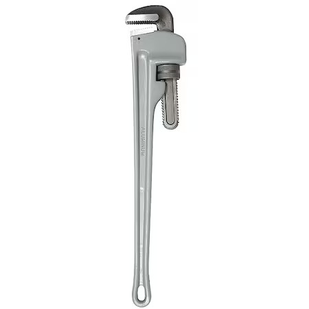 Westward 1Xjz2 36 In L 5 In Cap. Aluminum Straight Pipe Wrench