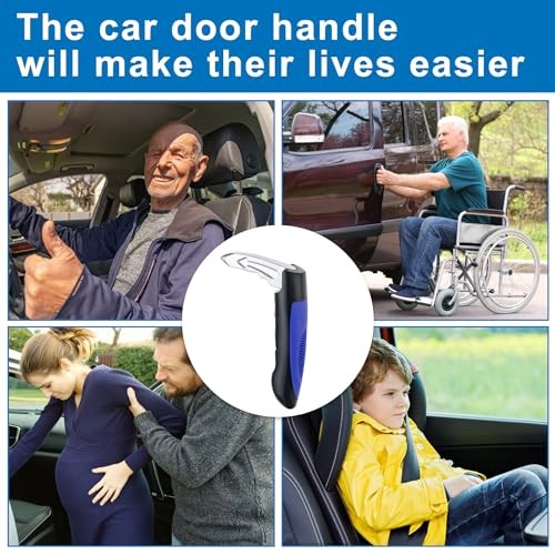 Car Door Handle for Elderly, Car Handle Assist Support for Blue-1Pcs