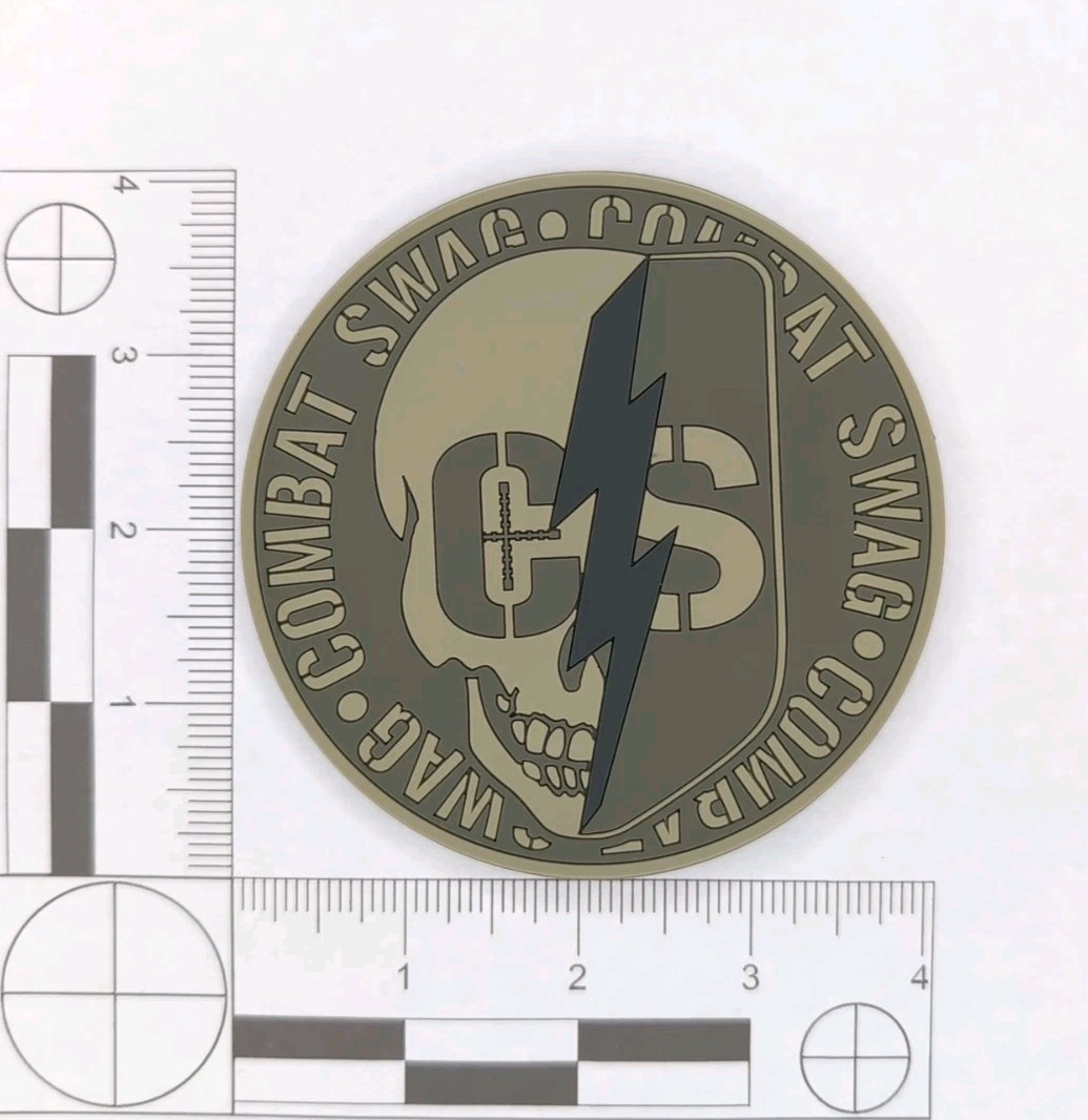 Combat SWAG PVC Rubber Coaster