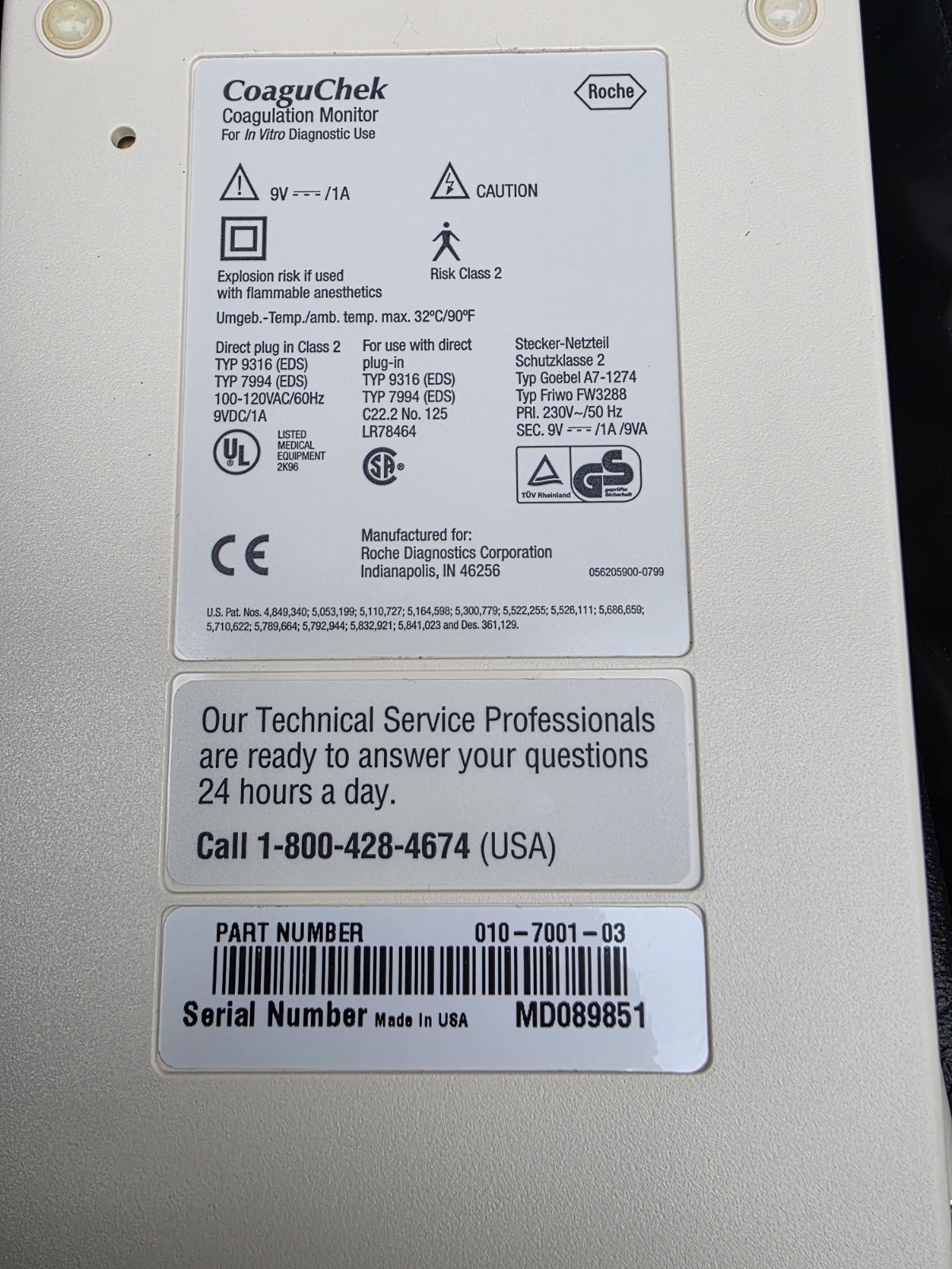 Boehringer Mannheim Roche Coague Check System For Prothrombin Time Self Testing