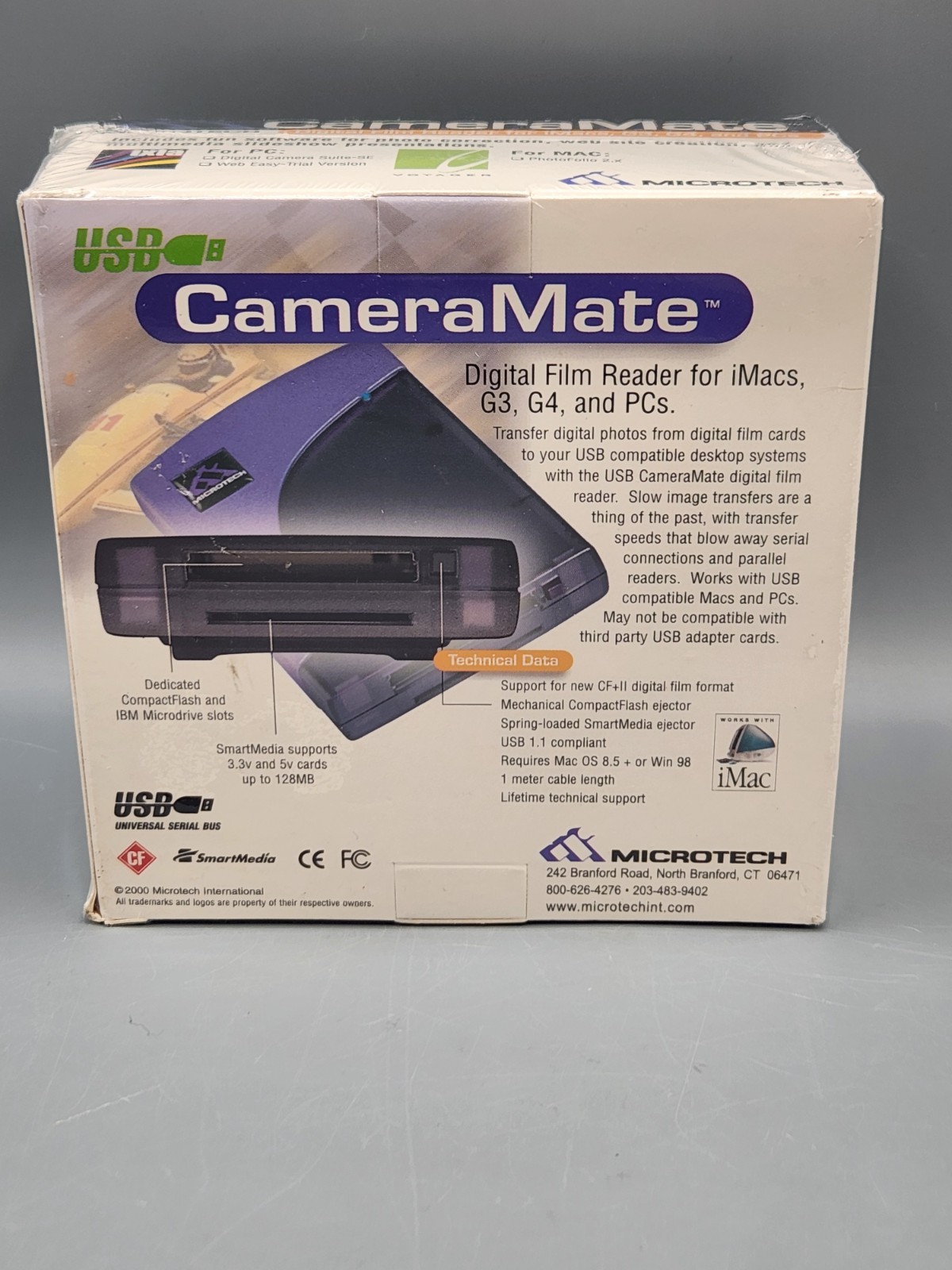 Microtech DPCM-USB Camera Mate Digital Film Reader for iMacs, G3, G4 & PC SEALED