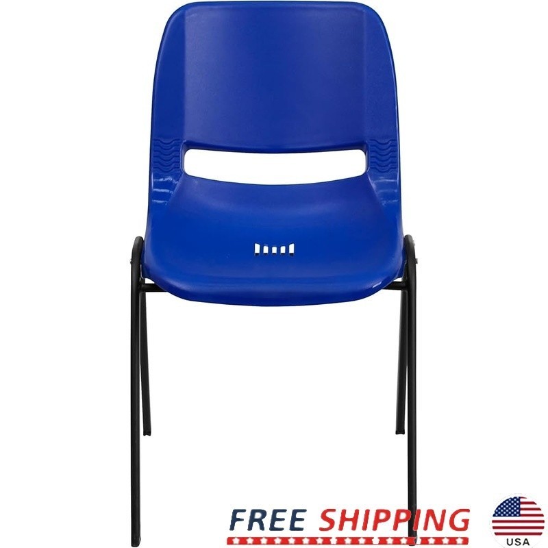 Ergonomic Stackable Chair Kids Classroom Seating Home School Library Use