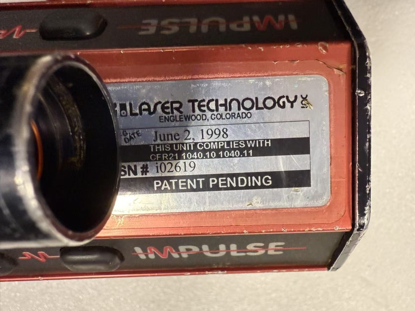 Laser Technology (Laser Tech) Impulse Range Finder - Tested turned on