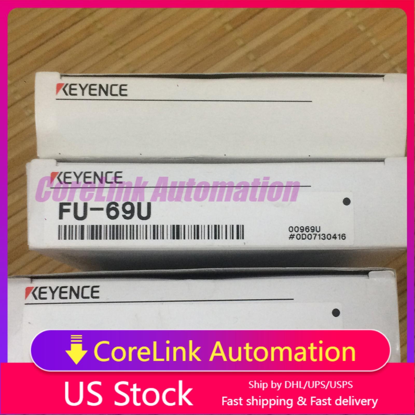 One Keyence FU-69U Fiber Optic Sensor New Free Shipping