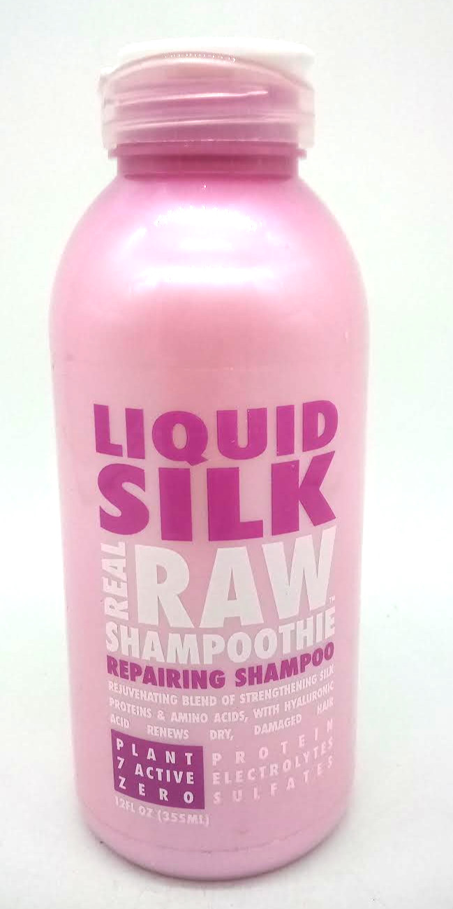 Real Raw Liquid Silk Shampoothie Repairing Shampoo12oz NEW