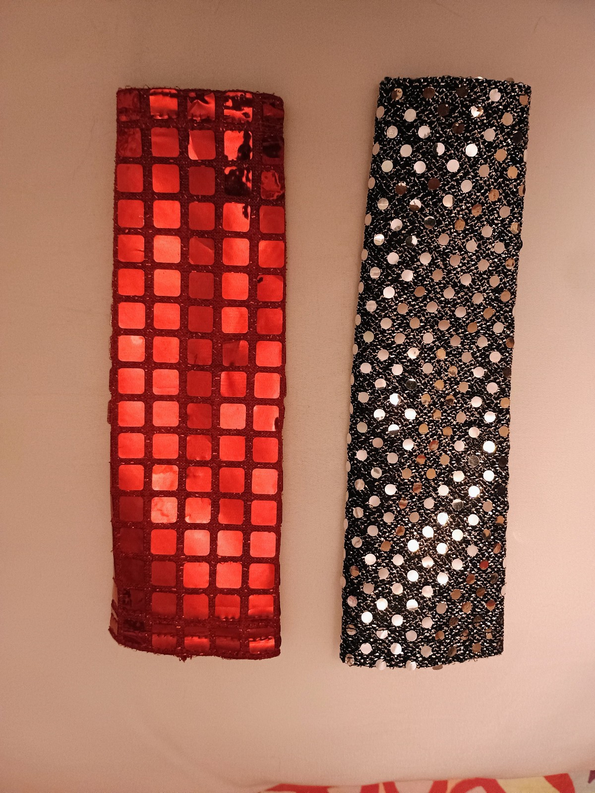 Microphone Cover Skin for Standard Wired Microphones, Lot of 2, Silver and Red