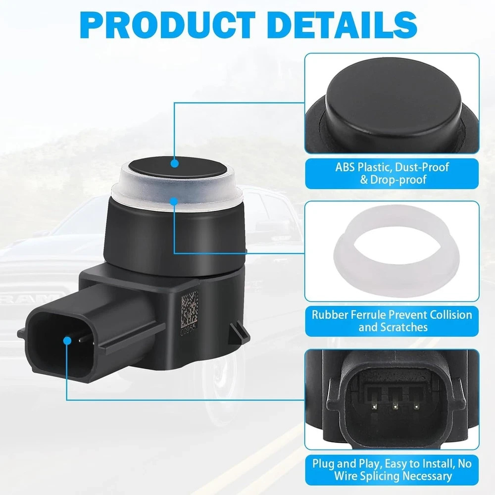 4 PCS PDC Parking Assist Sensor - Compatible with Dodge Journey, Durango, Ram 15