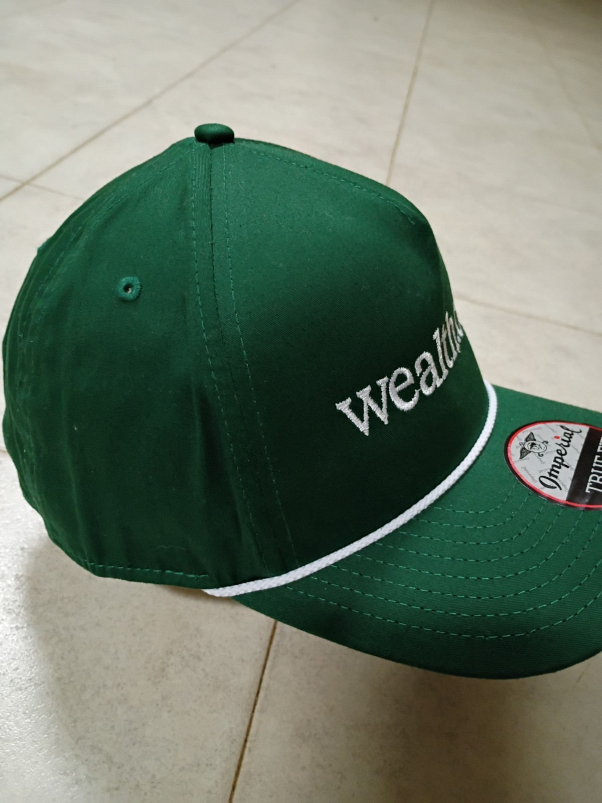 Imperial 5054 The Wrightson Green Performance Rope Hat Snapback Cap Wealth.com
