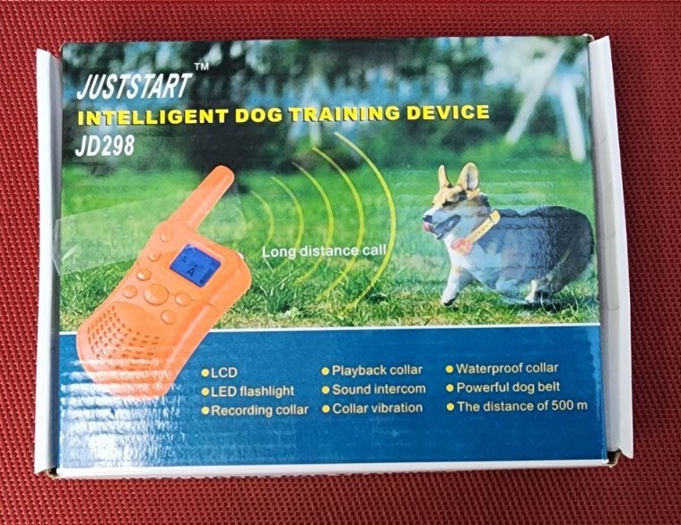 JUSTSTART JD298 INTELLIGENT DOG TRAINING DEVICE / 2 COLLARS / VIBRATION