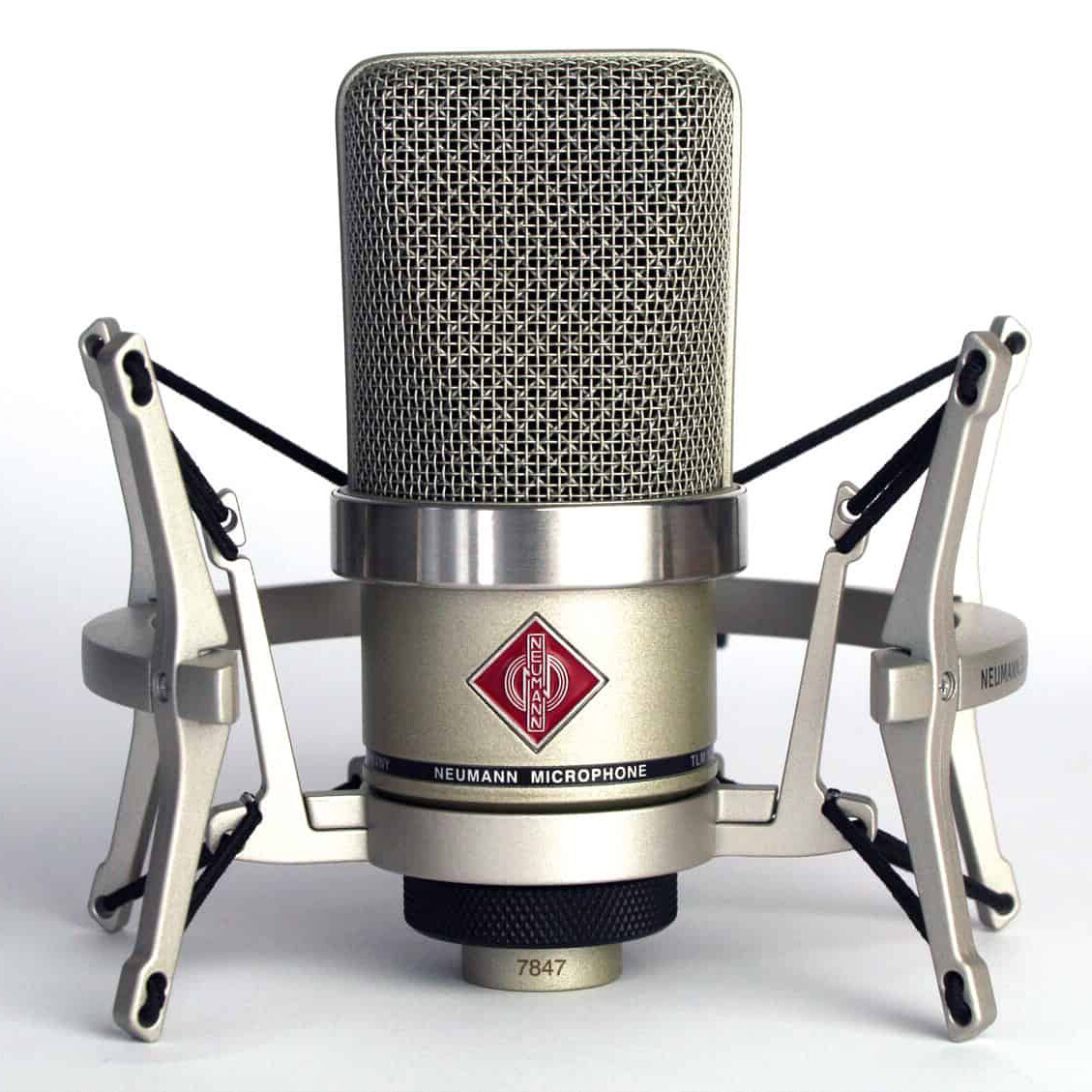 US Neumann TLM 102 Large Diaphragm Condenser Microphone Studio Set w/ Shockmount