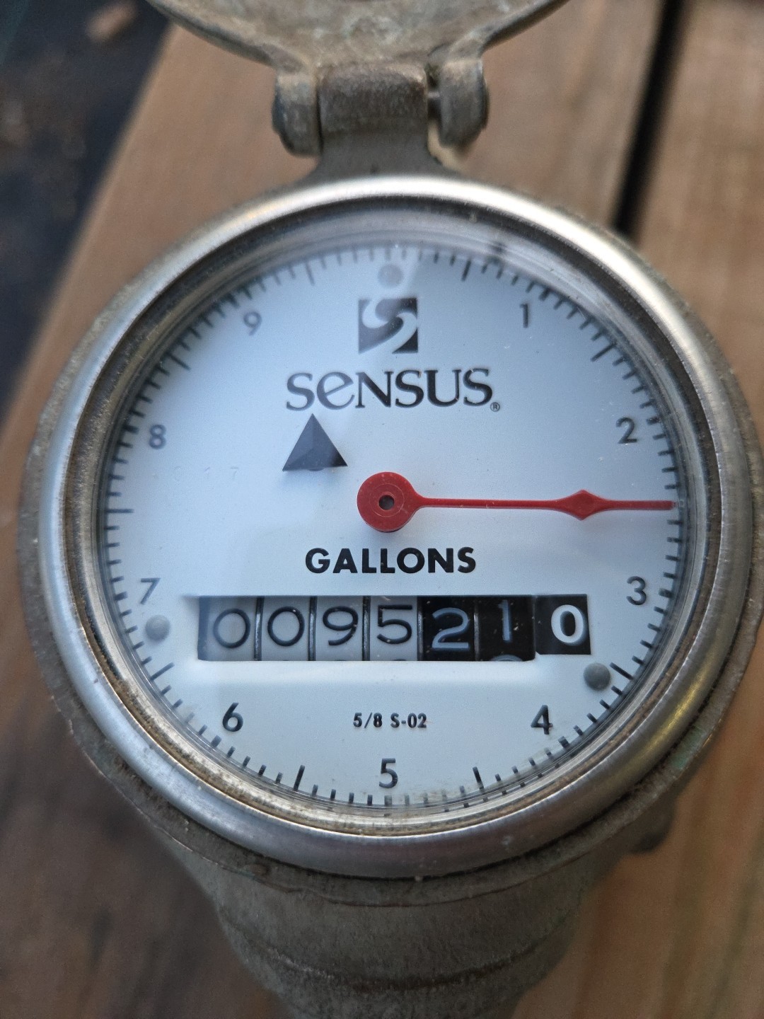 Sensus 1" SR2 SRII Direct Reading BRASS Water Meter Lead Free Potable Water 5/8"