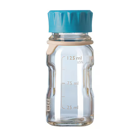 Duran 218812854 Media Bottle, Boro Glass, 124Mm H, Pk4