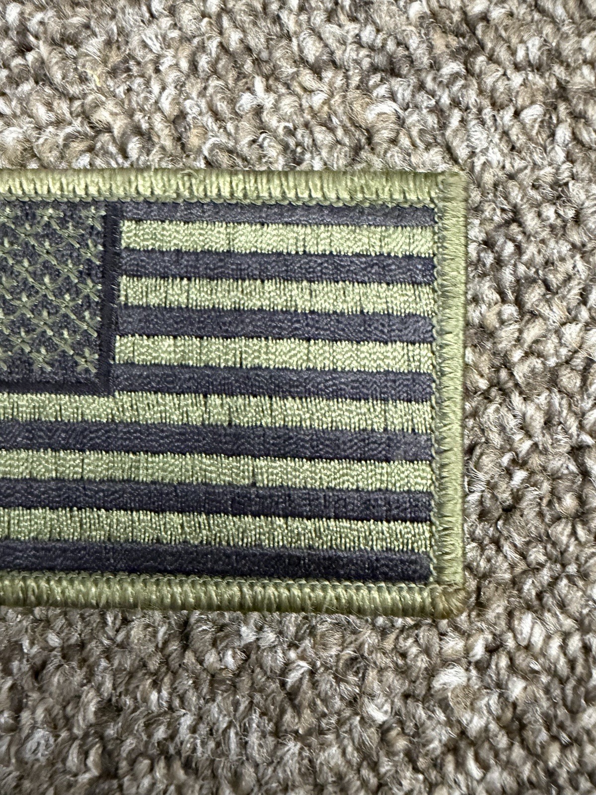 AMERICAN FLAG PATCH OLIVE DRAB HOOK&LOOP SKU:R