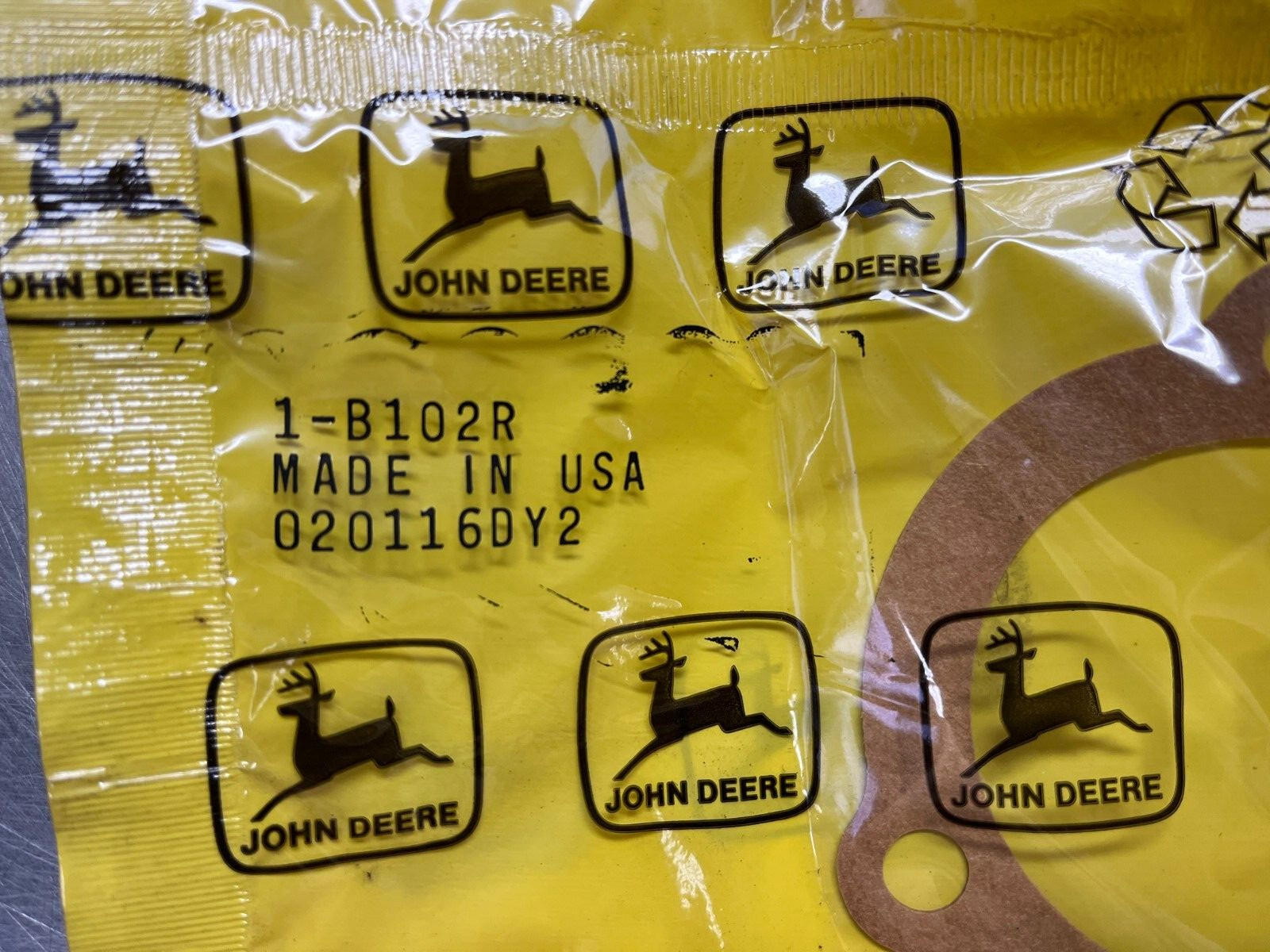 B102R Genuine OEM John Deere GASKET