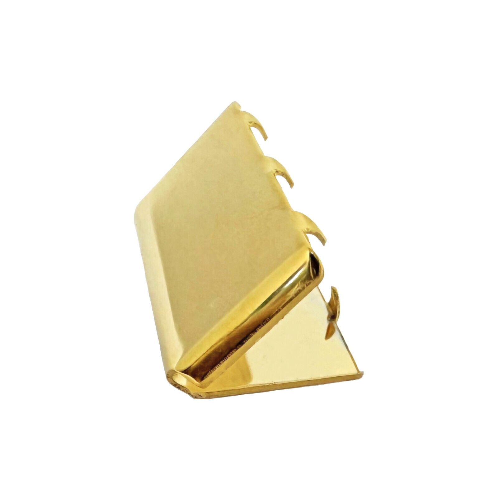 US Army Belt Tip 1-1/4" Male Gold Brite (sold in each)