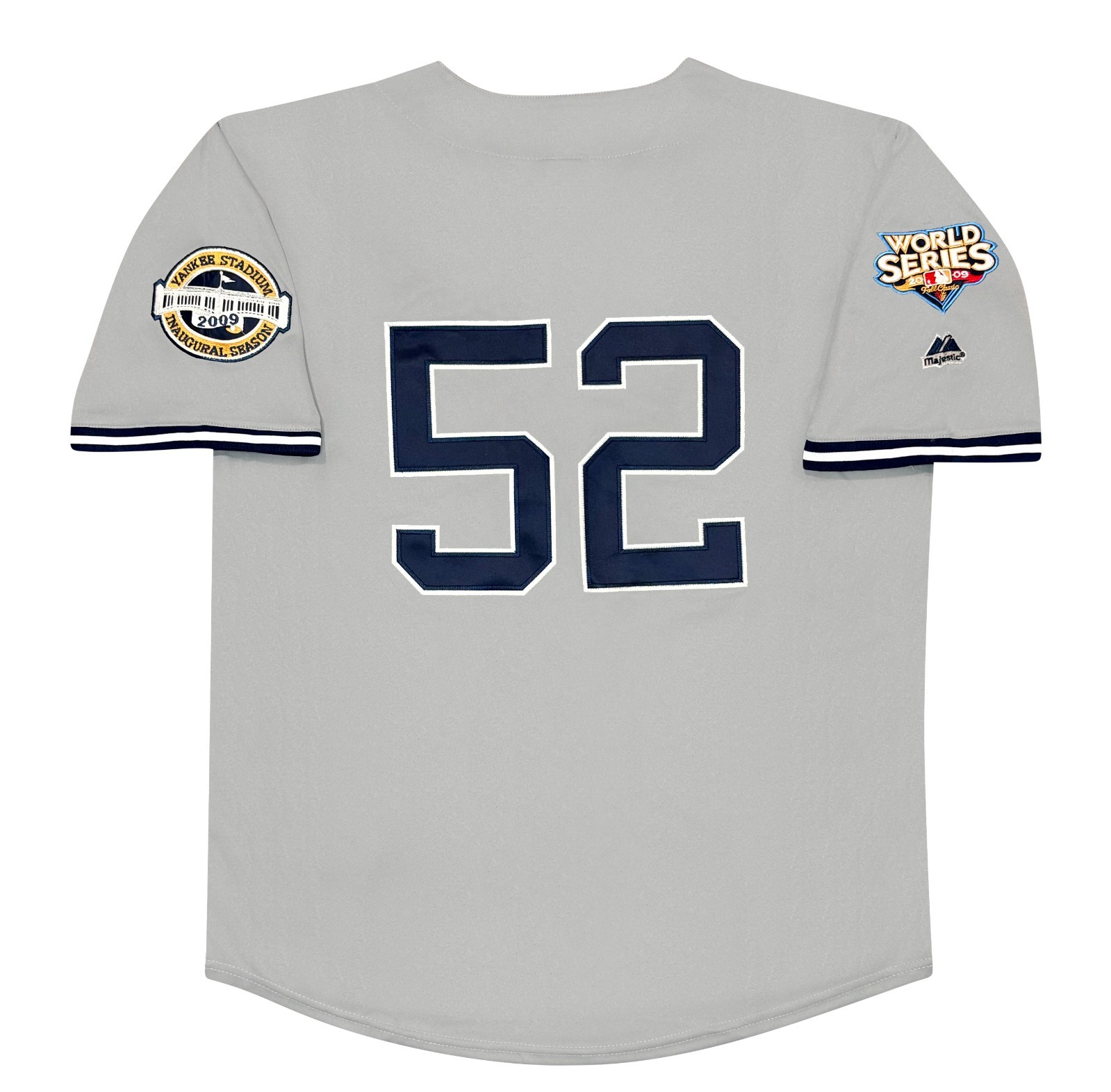 CC Sabathia 2009 New York Yankees World Series Road Jersey Men's Size Large