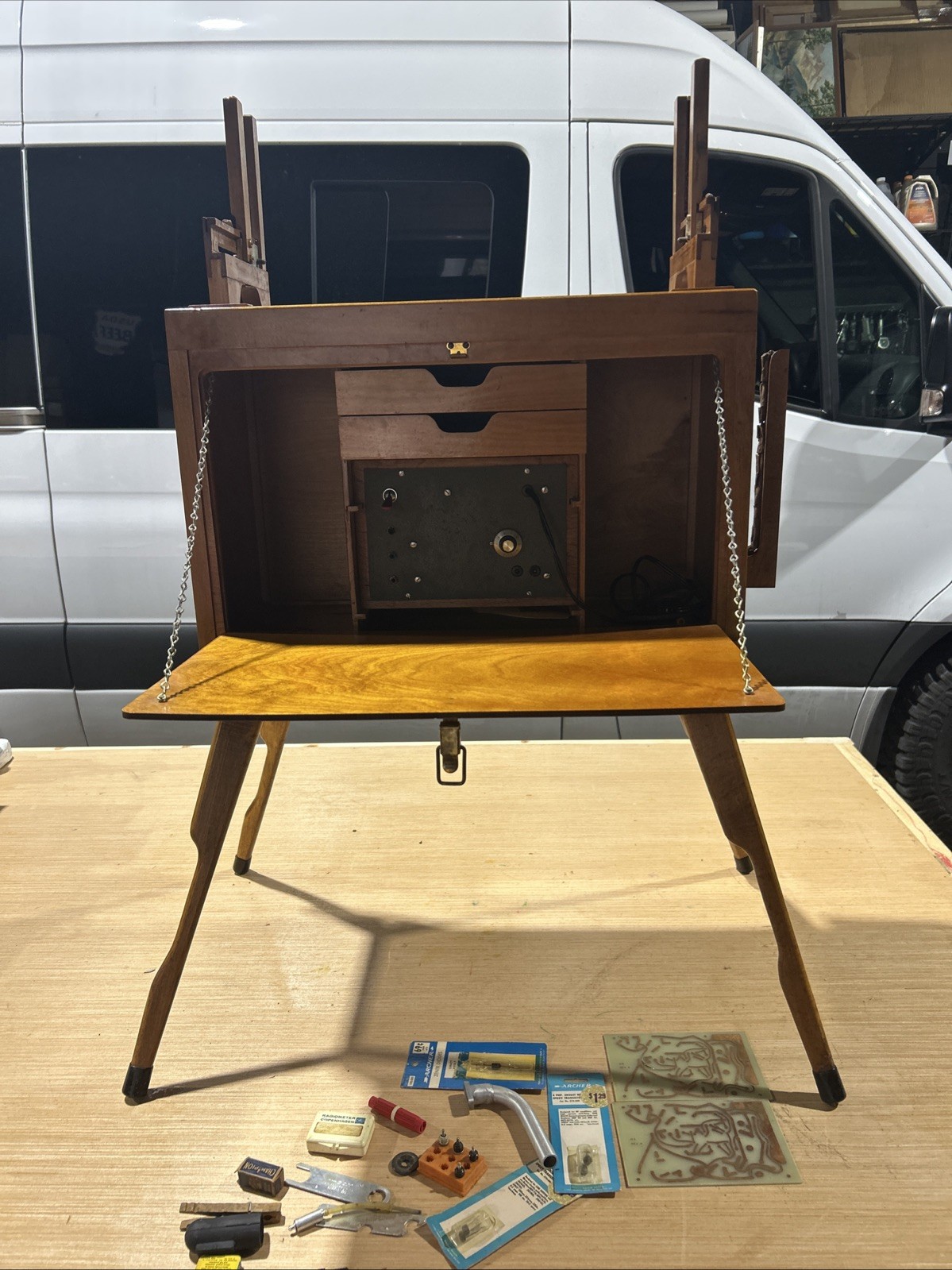 Vintage Custom Woodcraft Flight Box for R/C Airplanes