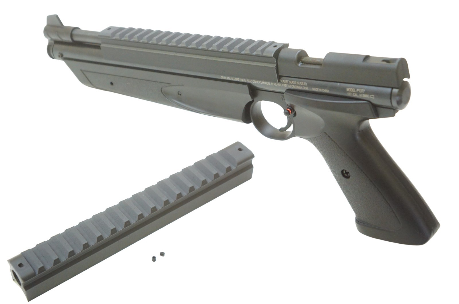 Crosman 1377, 1322 Scope Rail Mount Weaver Picatinny 20mm 6.9” 16 Slot USA