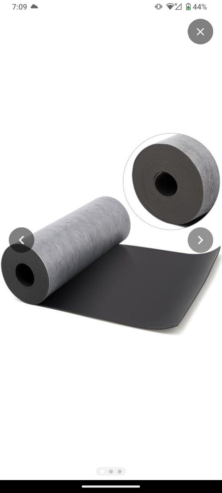 Frienda Mass Loaded Vinyl 1.33'x13' Soundproofing 2mm Thick