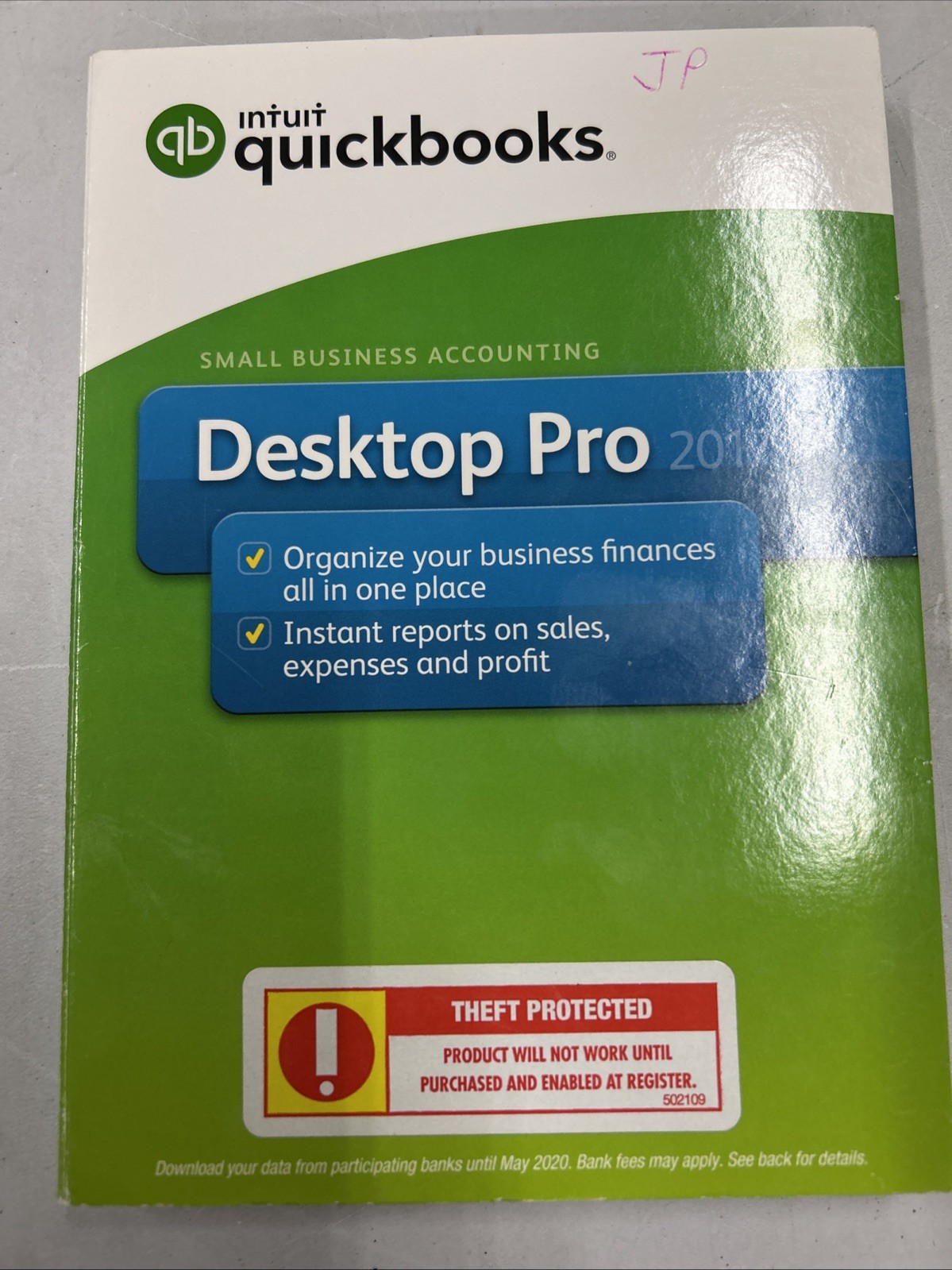 Quickbooks Desktop Pro 2017 Full Retail for Windows UNTESTED SELLING AS-IS